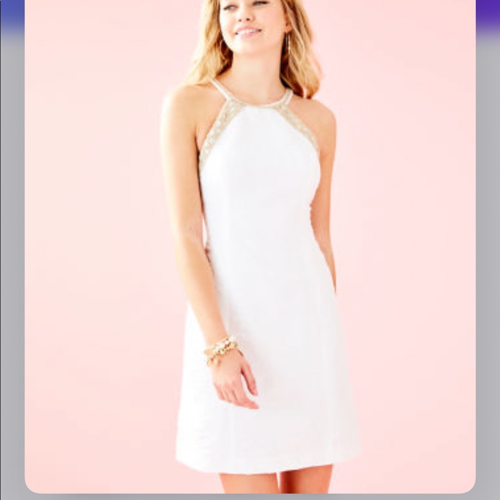 Iily Pulitzer white dress - only worn once!